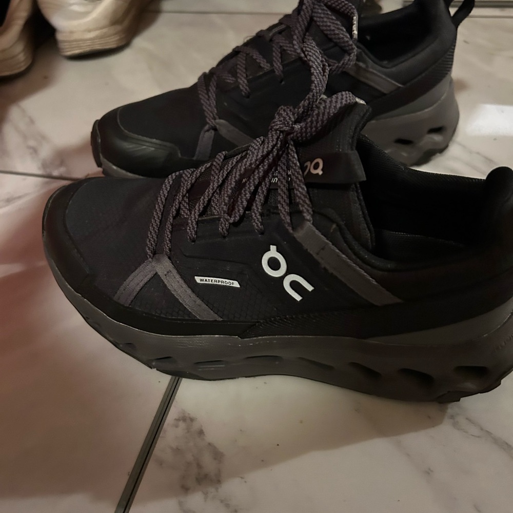 On Running Black Athletic Shoes